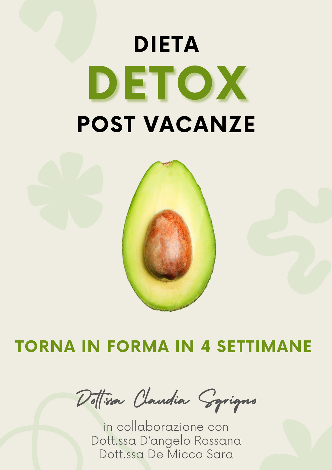 Dieta DETOX post vacanze - Percorso Detox in 30 giorni